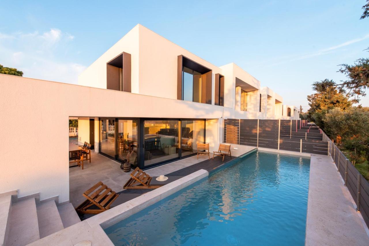 Serene Seafront Villas Nea Iraklia Exteriér fotografie